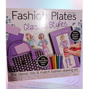 Kahootz Fashion Plates Classic Styles Mix & Match Drawing Set Ages 6+